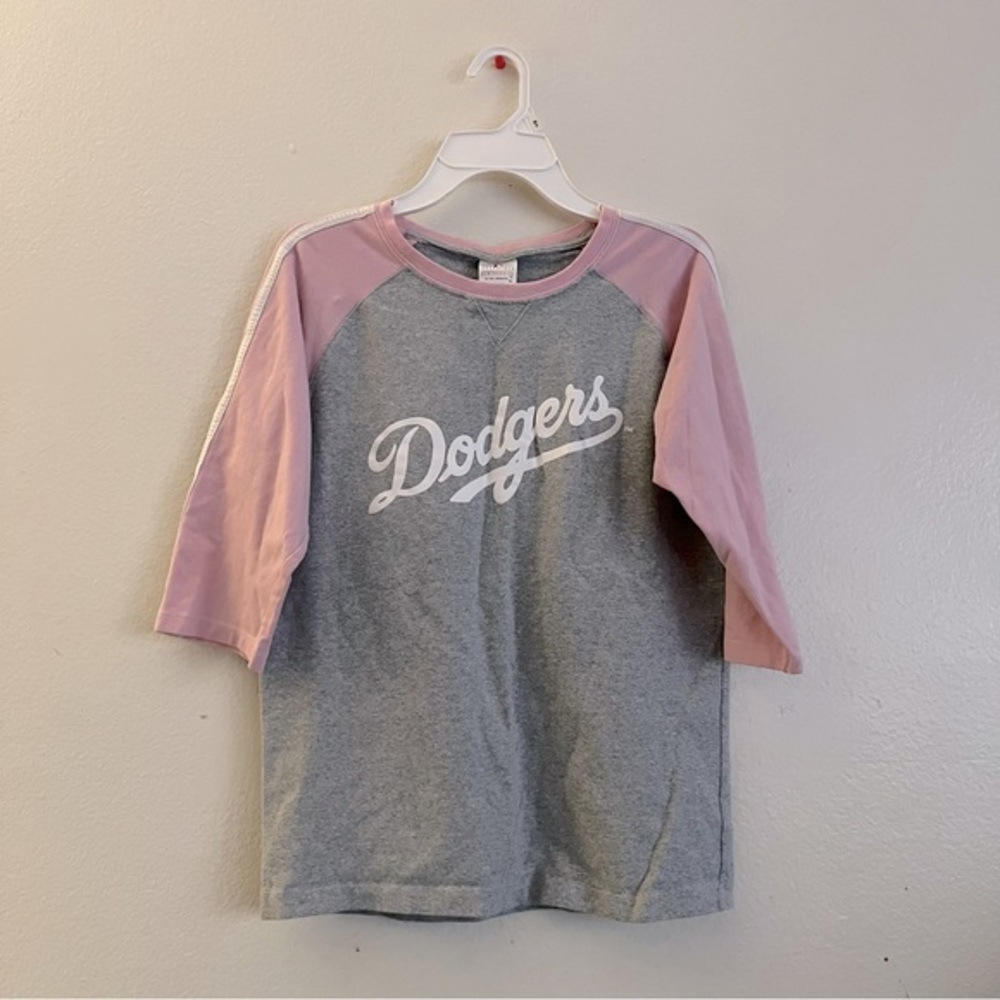 MLB Dodgers Pink Long Sleeve